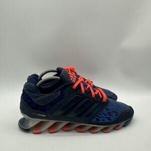 Mens Size 9 Adidas Springblade Drive Navy/Orange Running Shoes Sneakers